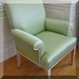 F06. 6 Silk chairs by A. Rudin. 38”h x 30”w 
